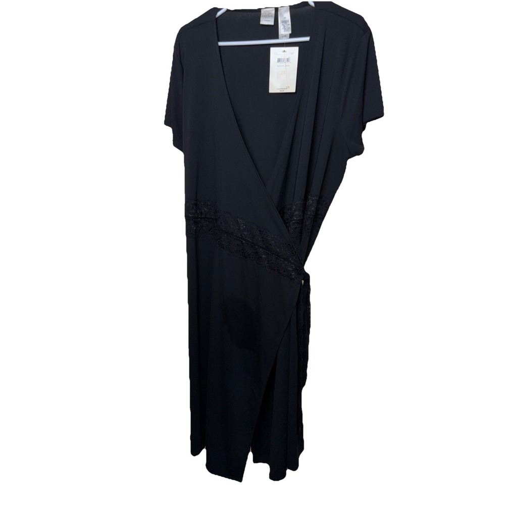 NWT Womens Emma James Moroccan Spice Black Dress Size XXL